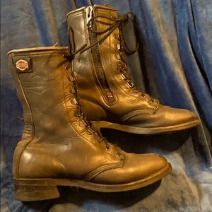 Harley Davidson motorcycle boots